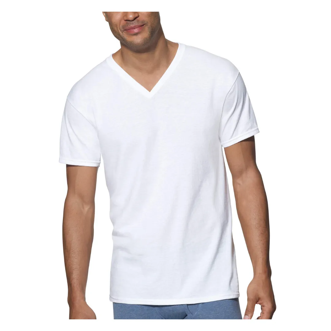 3 Hanes Men's Ultimate ComfortSoft V-Neck Undershirts