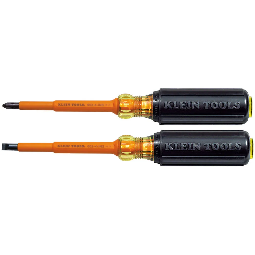 4-Inch Insulated Screwdriver Set, 2-Piece