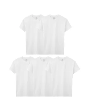5 Pack Of Fruit of the Loom Boys’ Eversoft Cotton Undershirts