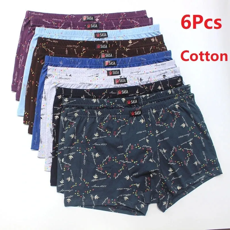 6Pcs/Lot Cotton  Underwear