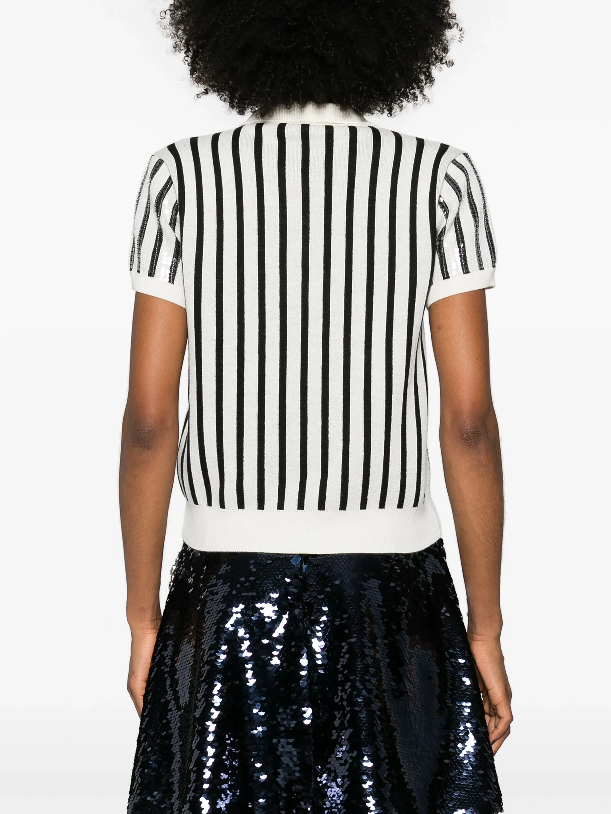 Allover Sequin Sweater