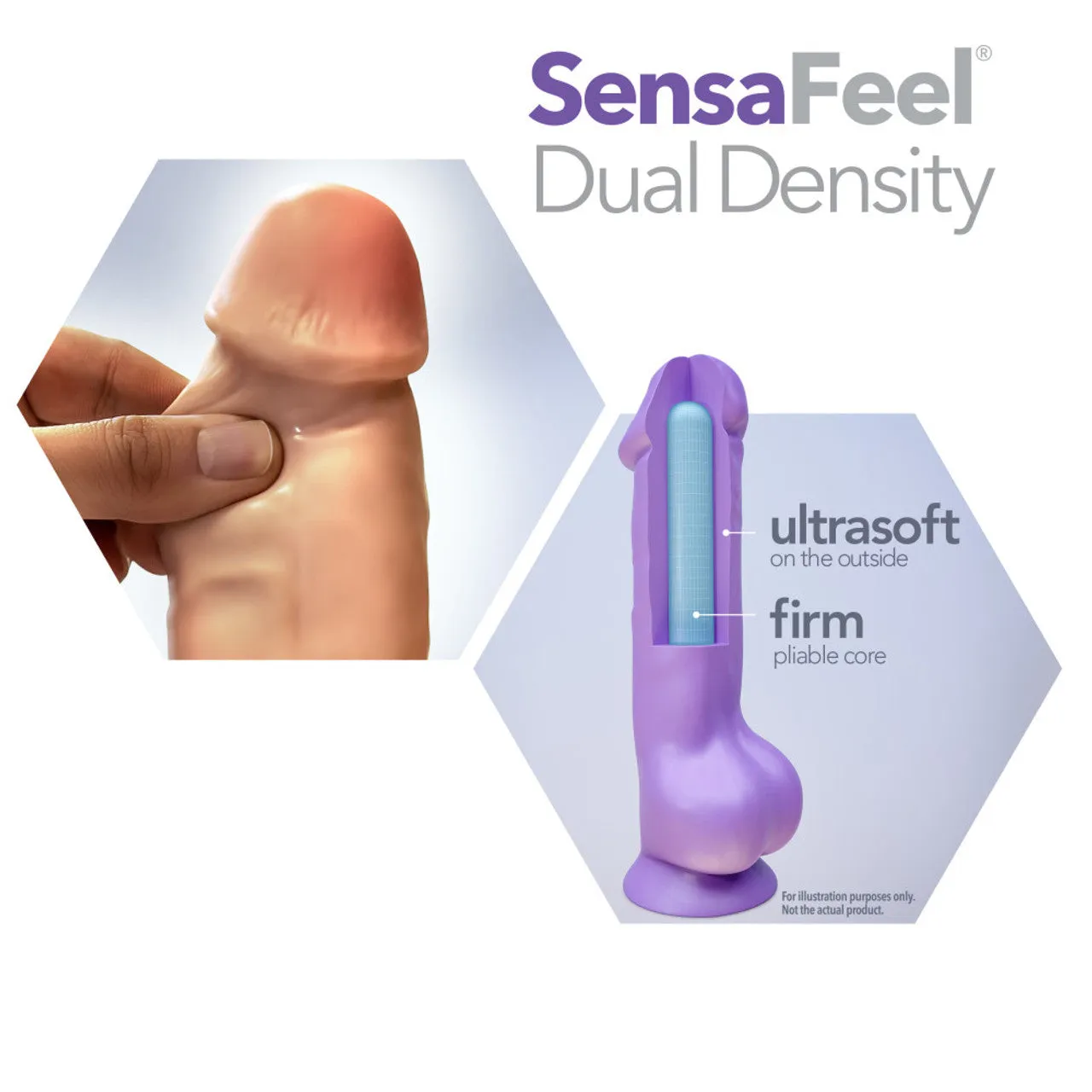 Blush Au Naturel Jack 7" Dildo - Vanilla