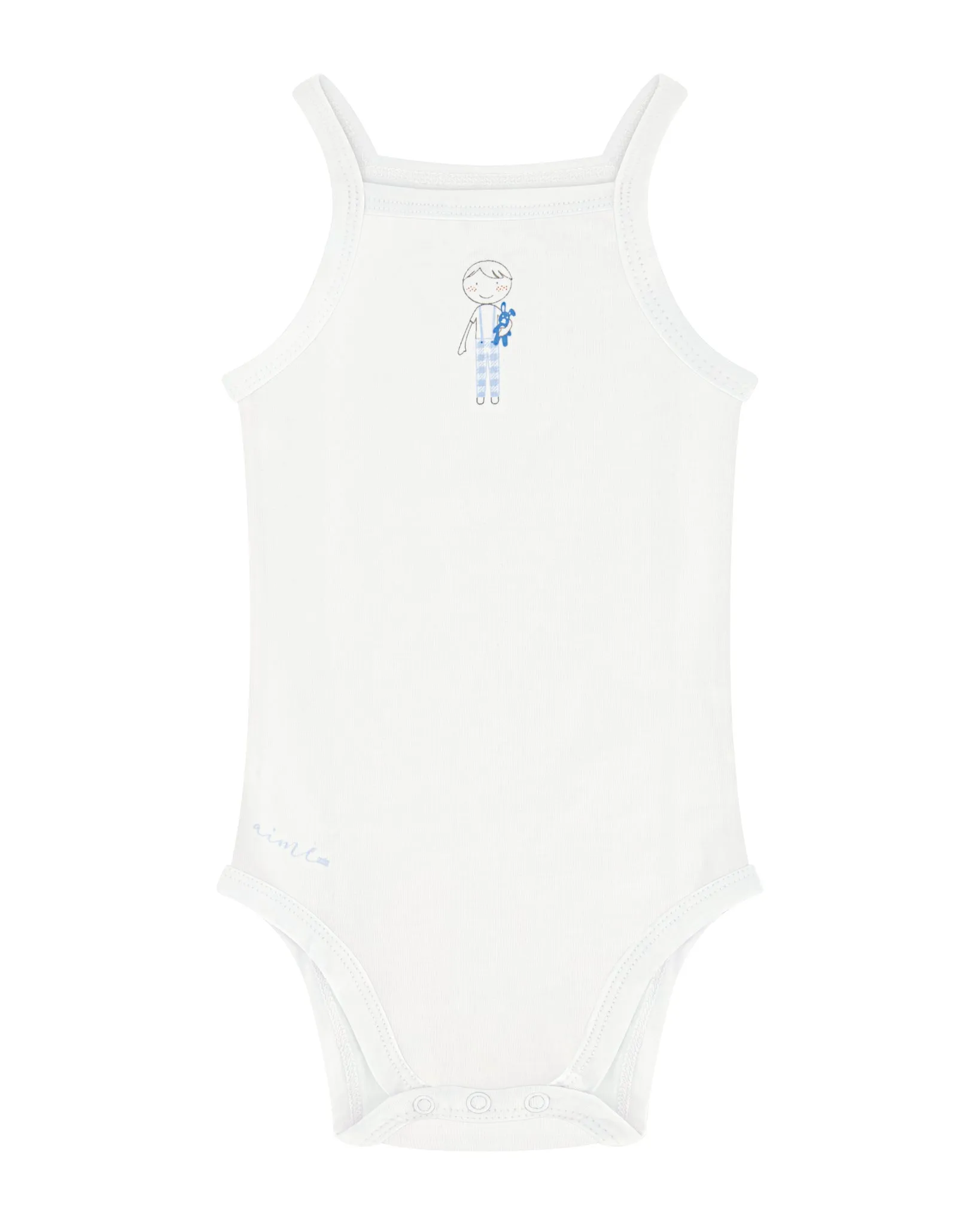 Boys Gingham Undershirts by AIME Child
