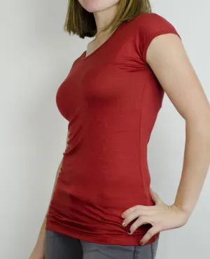 Cap Sleeve- Rust