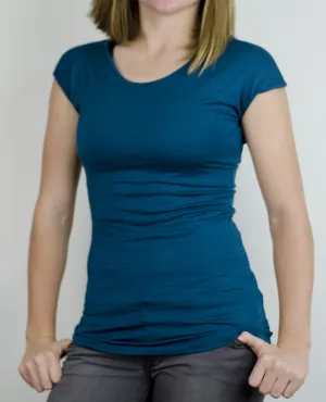 Cap Sleeve- Teal