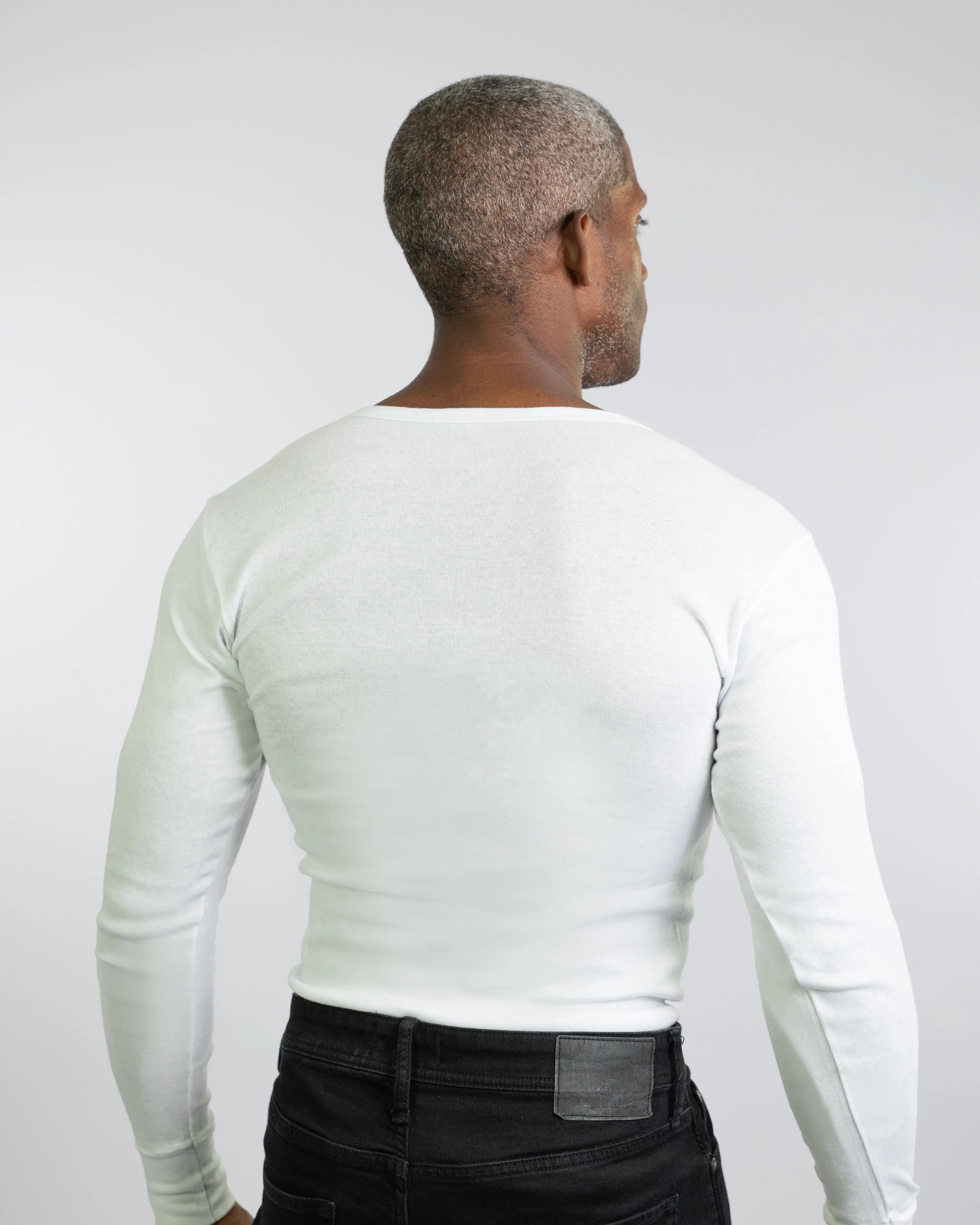 Den kuldeskære | Langærmet V-neck undertrøje