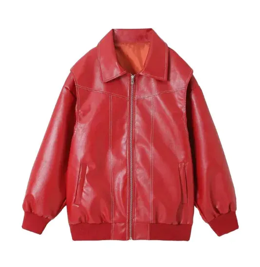 Downtown Retro Vegan Leather Jackets