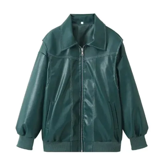 Downtown Retro Vegan Leather Jackets