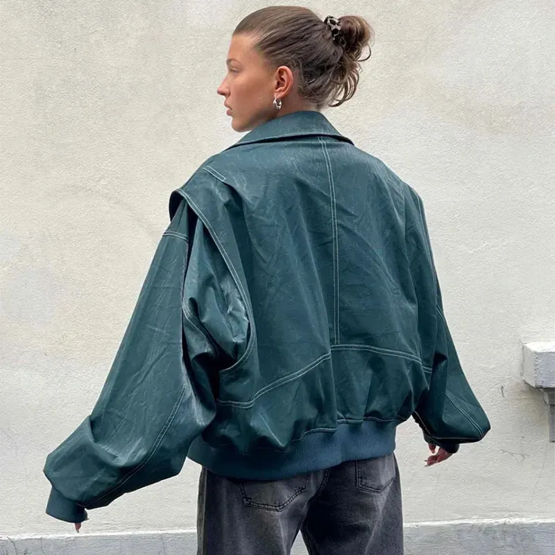 Downtown Retro Vegan Leather Jackets