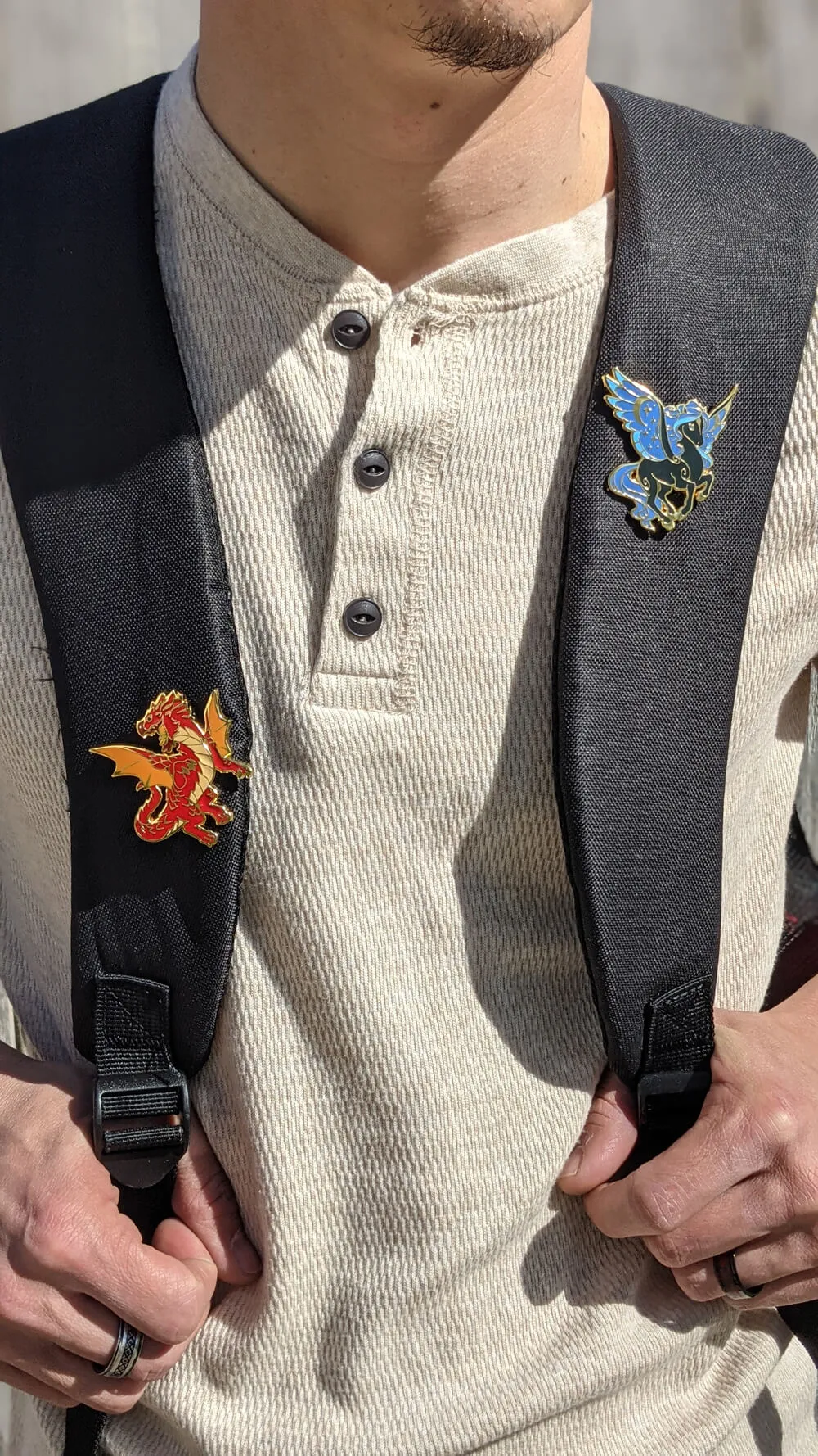 Dragon Pin (Black Dragon) | 2" Hard Enamel Pin