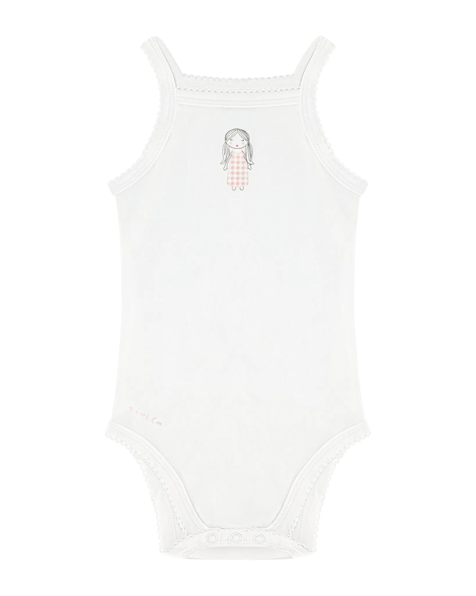 Girls Gingham Undershirts by AIME Child