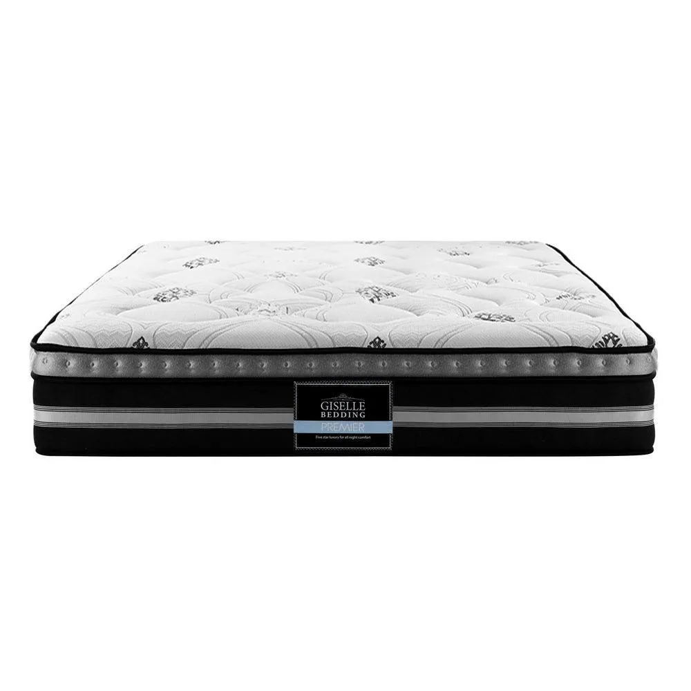 Giselle Bedding Galaxy Euro Top Cool Gel Pocket Spring Mattress 35cm Thick - Queen