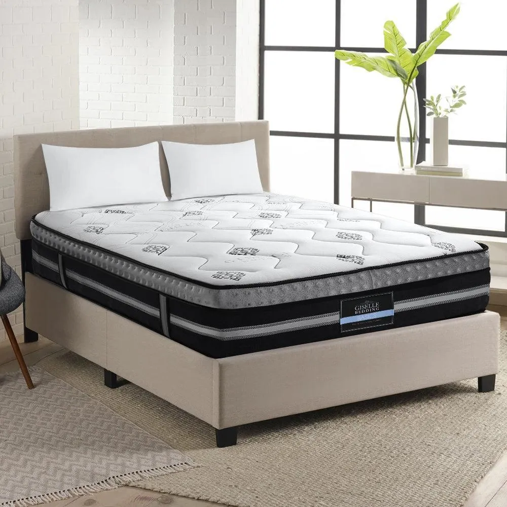 Giselle Bedding Galaxy Euro Top Cool Gel Pocket Spring Mattress 35cm Thick - Queen