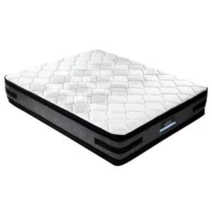 Giselle Bedding Pocket Spring Luna Euro Top Cool Get Pocket Spring Double Mattress 36cm Thick