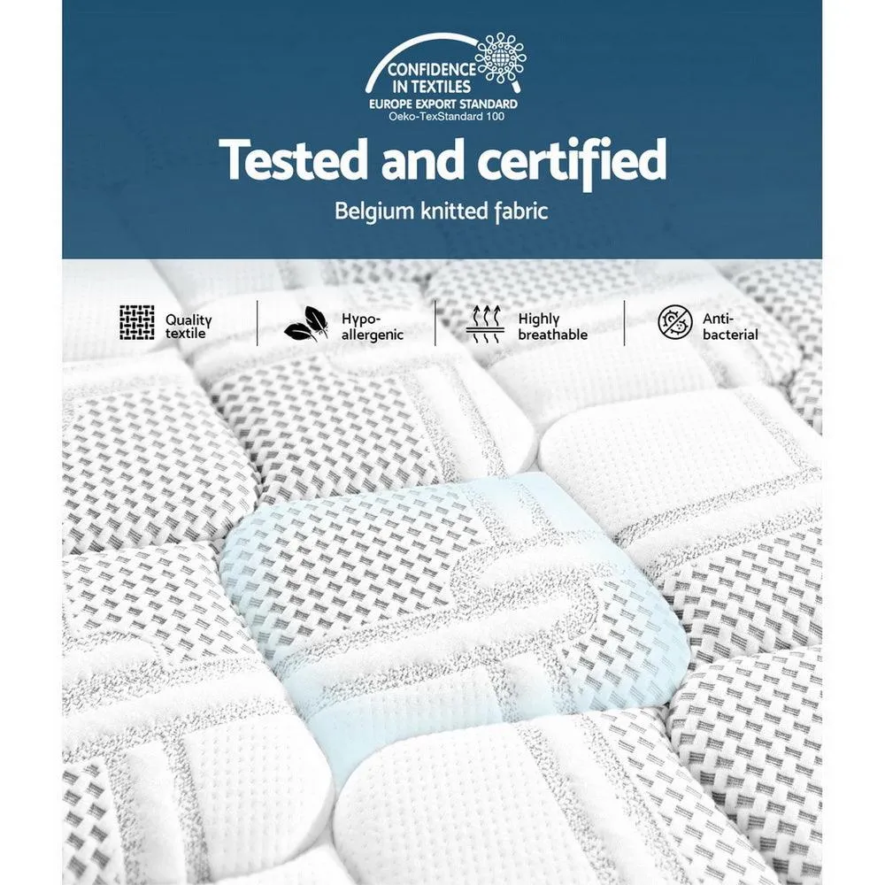 Giselle Bedding Pocket Spring Luna Euro Top Cool Get Pocket Spring Double Mattress 36cm Thick