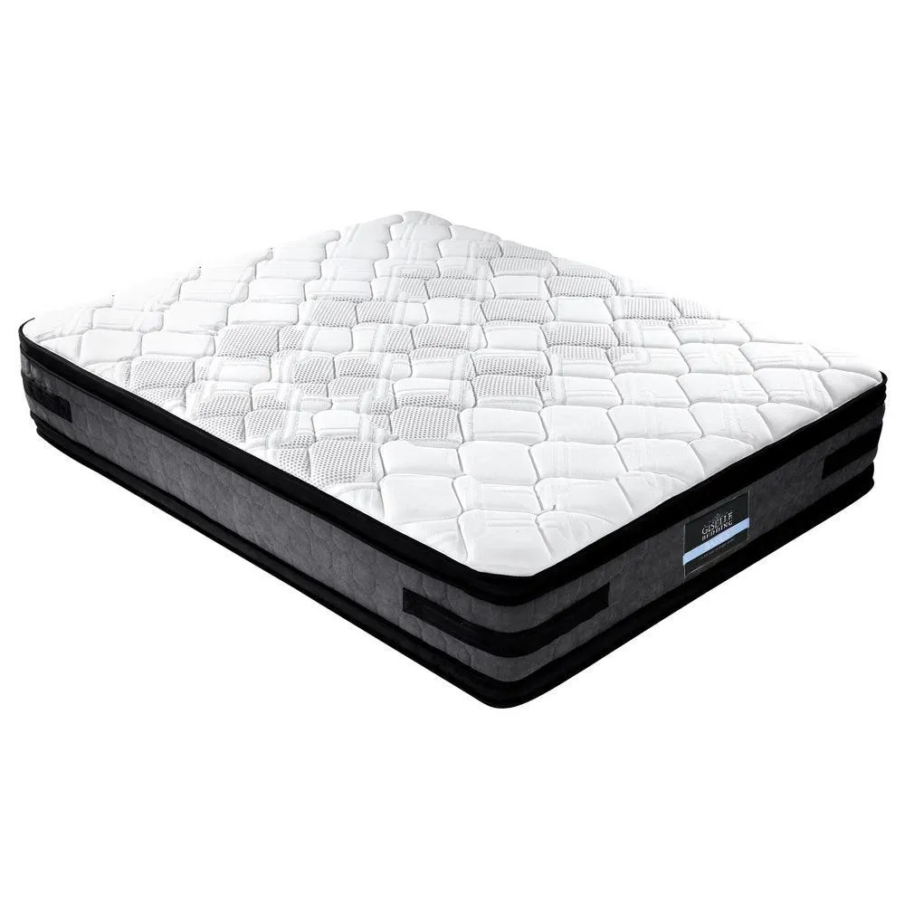 Giselle Bedding Pocket Spring Luna Euro Top Cool Get Pocket Spring Double Mattress 36cm Thick