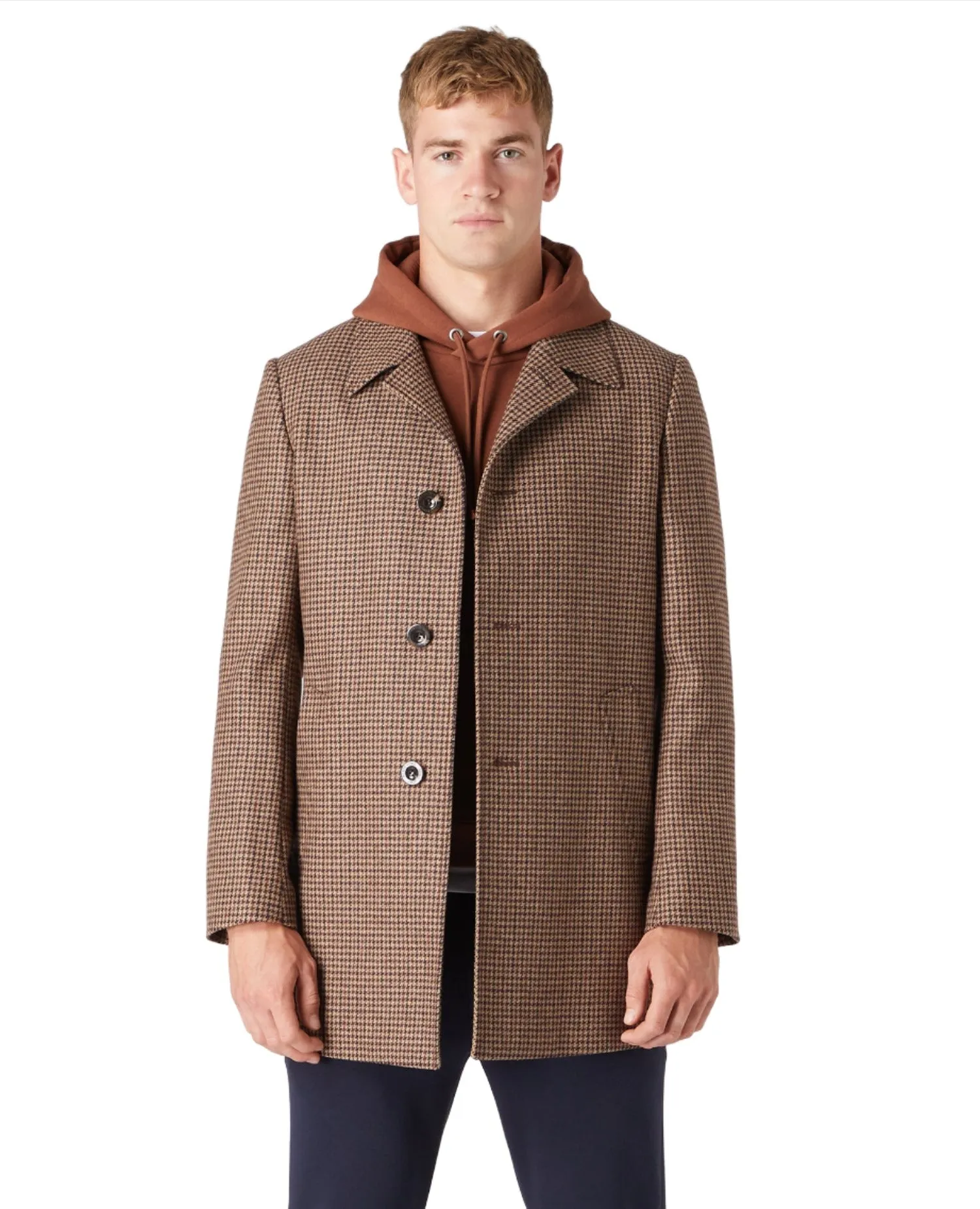 ID60301-Remus Miller Dog Tooth Check Coat