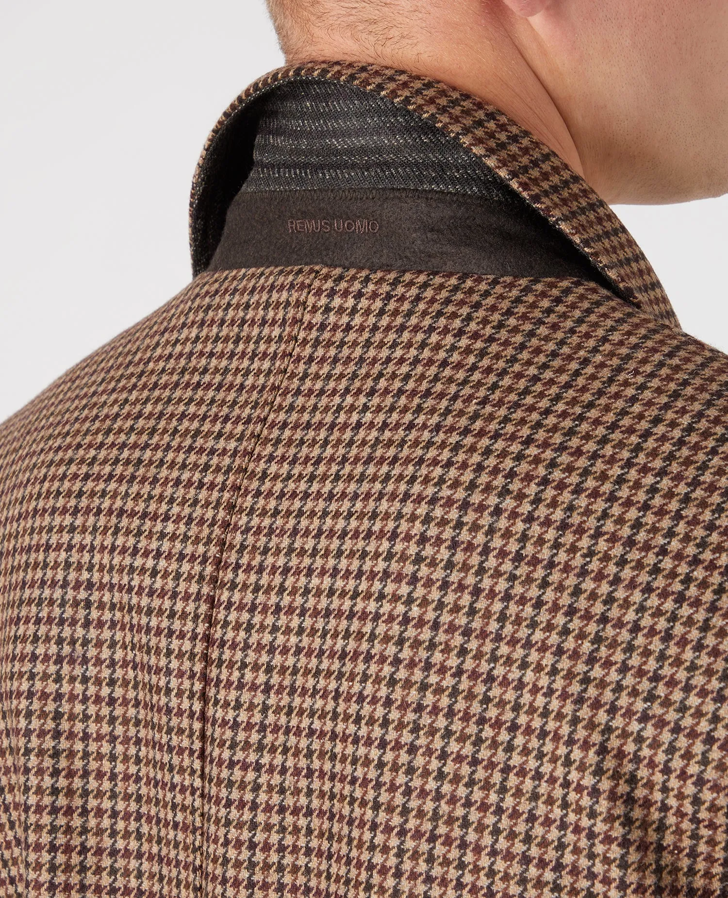 ID60301-Remus Miller Dog Tooth Check Coat