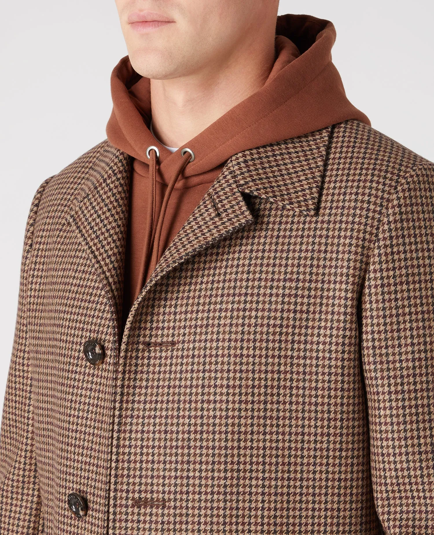 ID60301-Remus Miller Dog Tooth Check Coat