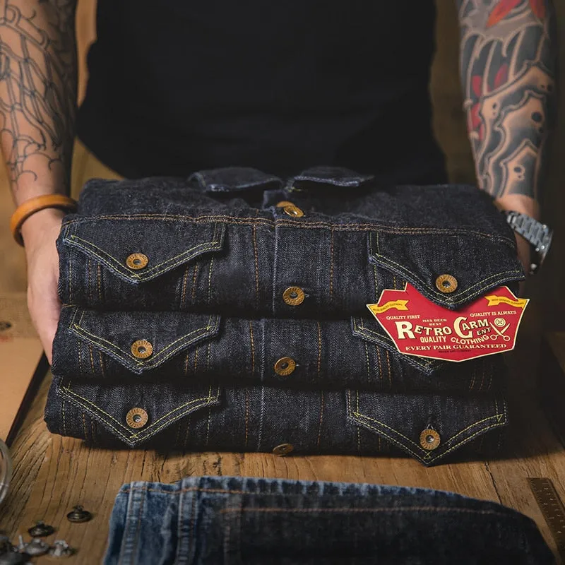 Men's Crowboy Blue Denim Jackets