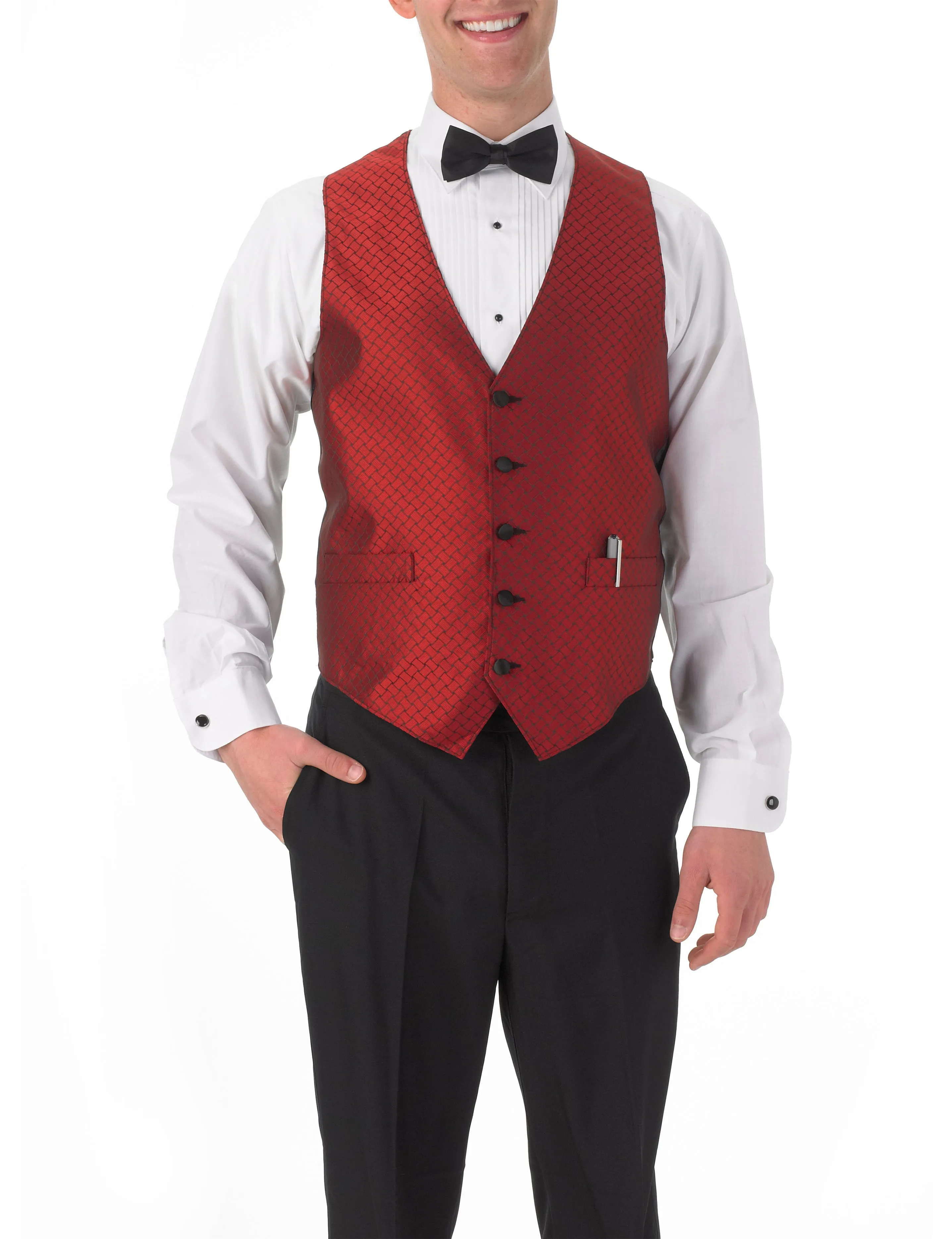 Men's Full Back Fiesta Print Vest