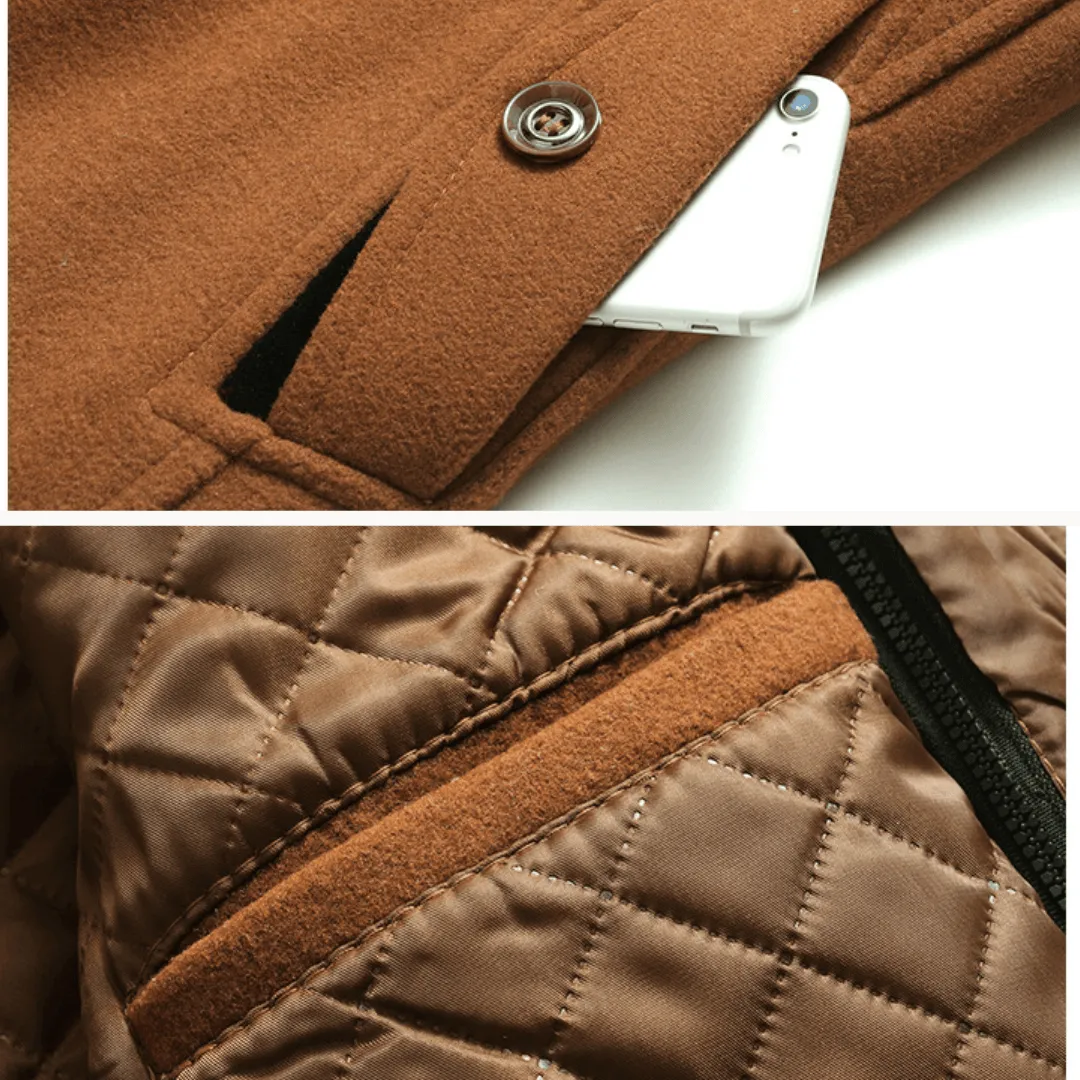 Men's Wool Blend Overcoat