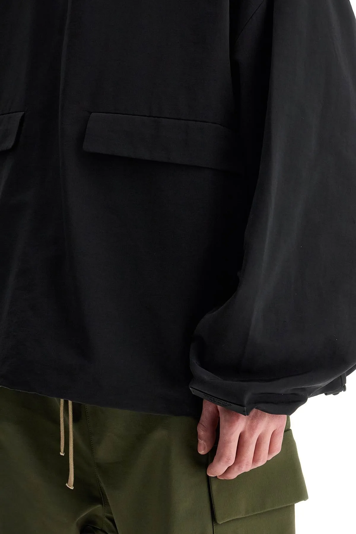 military nylon hooded anor 202BT244780F BLACK