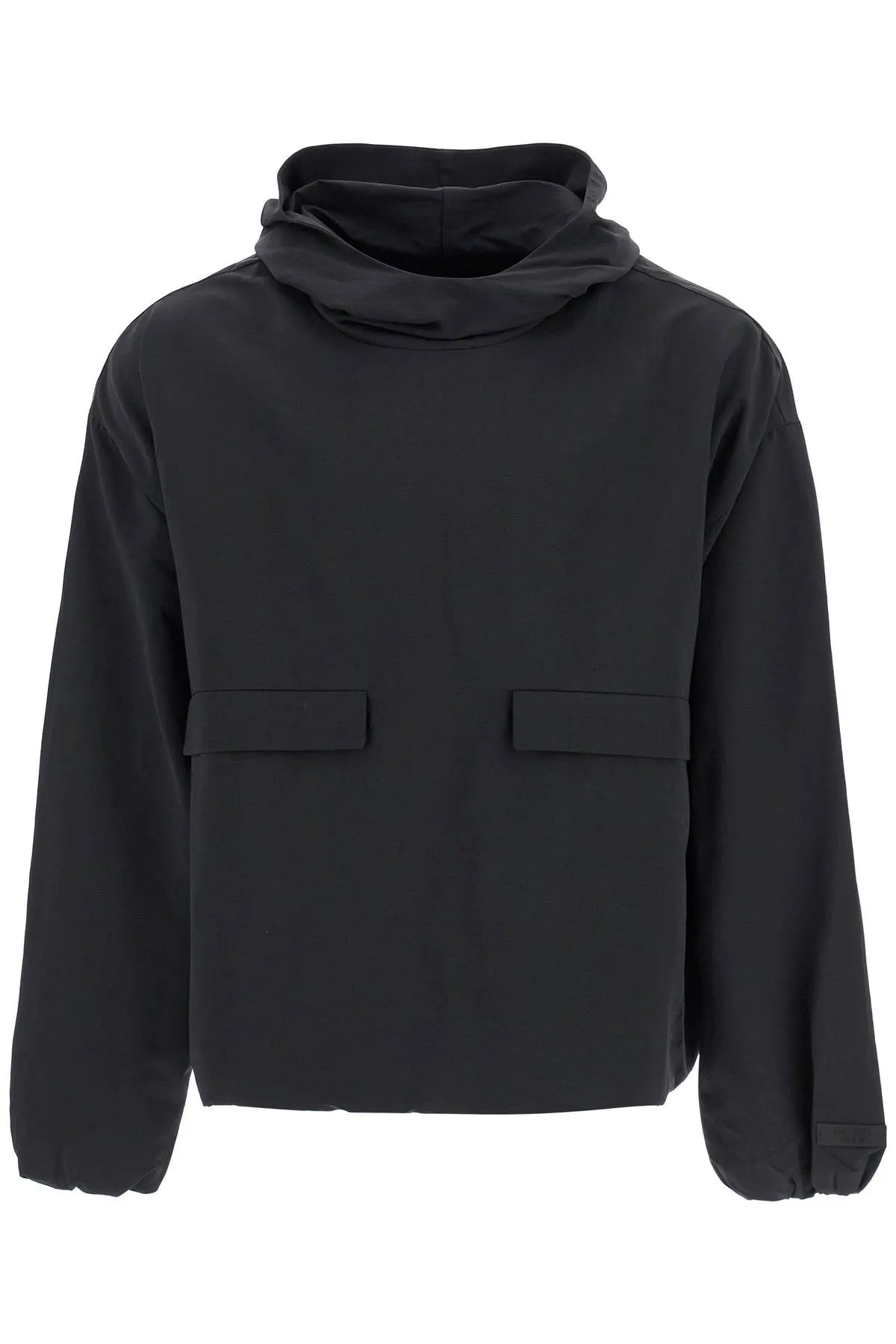 military nylon hooded anor 202BT244780F BLACK