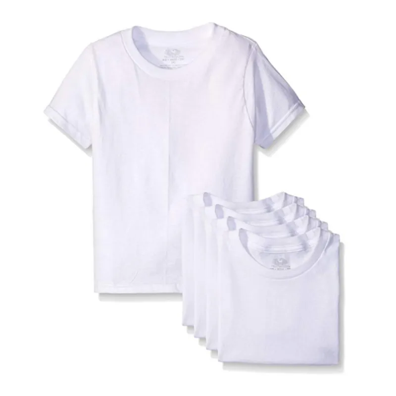 Pack Of 5 Fruit Of The Loom Boys Undershirts
