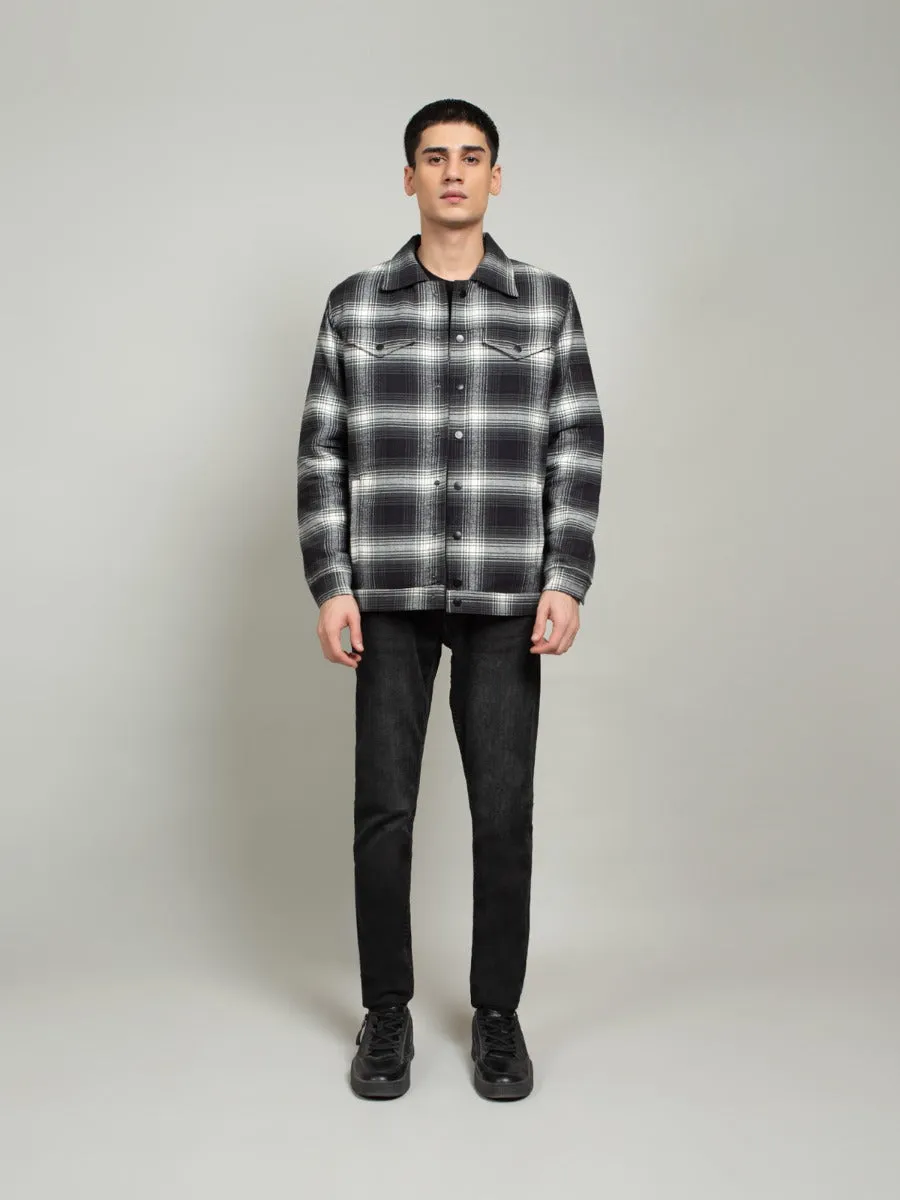 Plaid Padded Jackets - FMTJW22-021