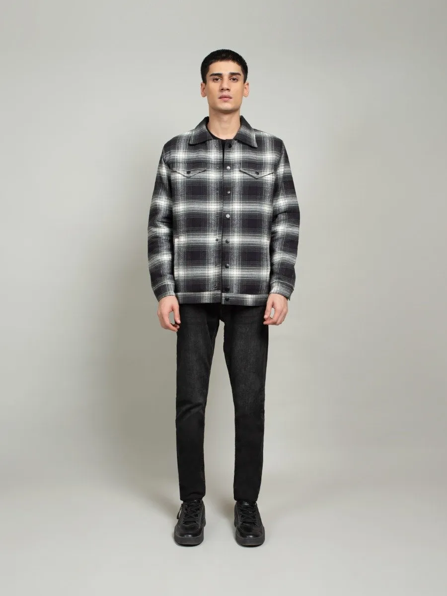 Plaid Padded Jackets - FMTJW22-021