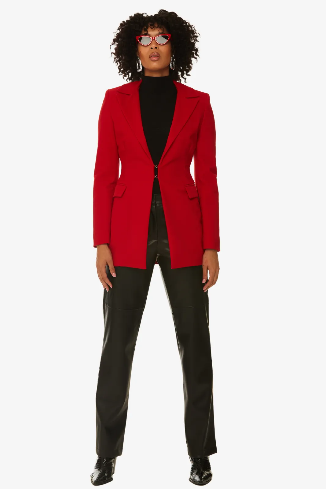 "Lizz" Red Blazer
