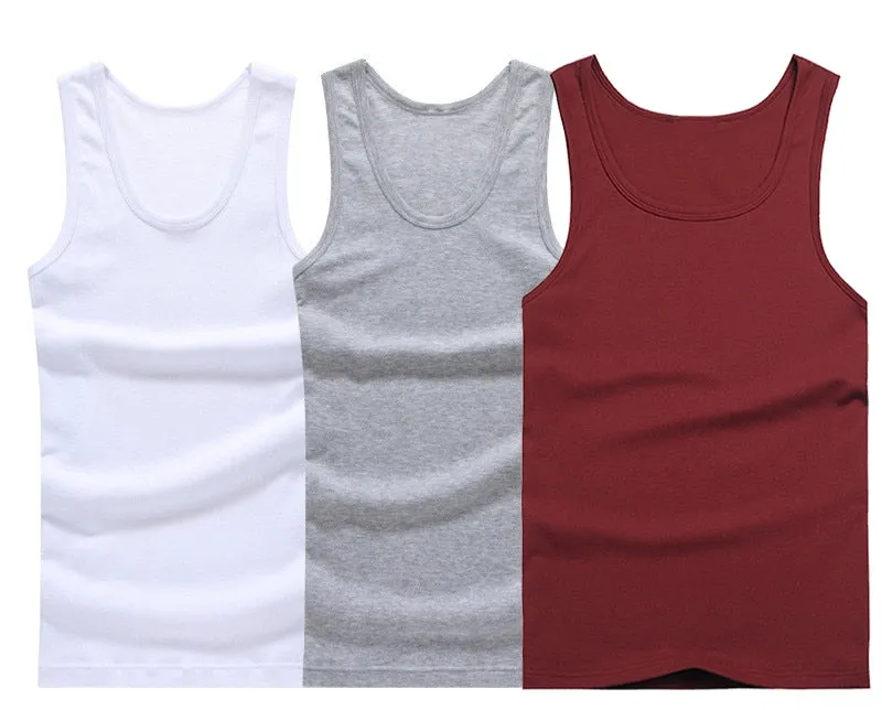 Solid Muscle Vest Undershirts