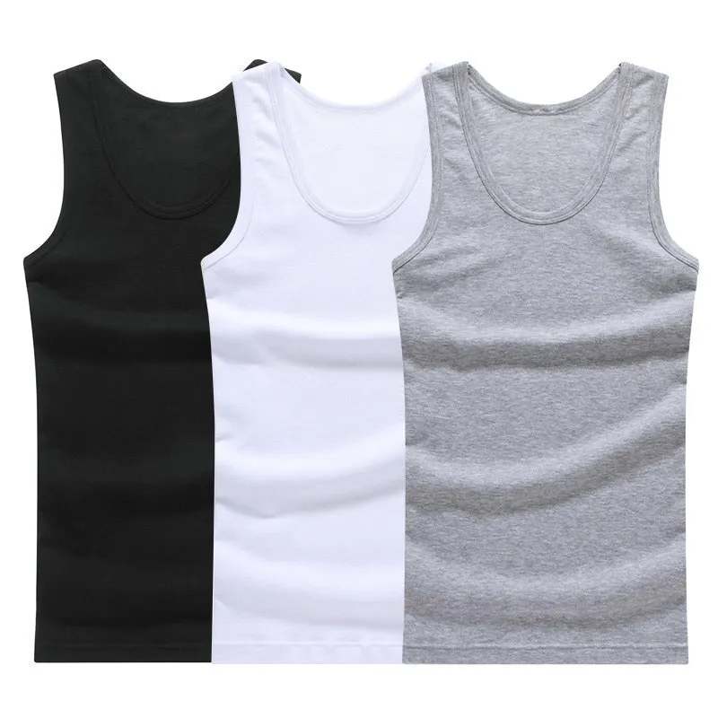 Solid Muscle Vest Undershirts