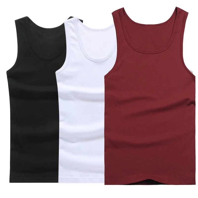 Solid Muscle Vest Undershirts