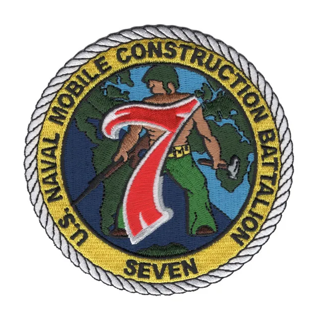 U.S. Naval Mobile Construction Battalion 7 Patch
