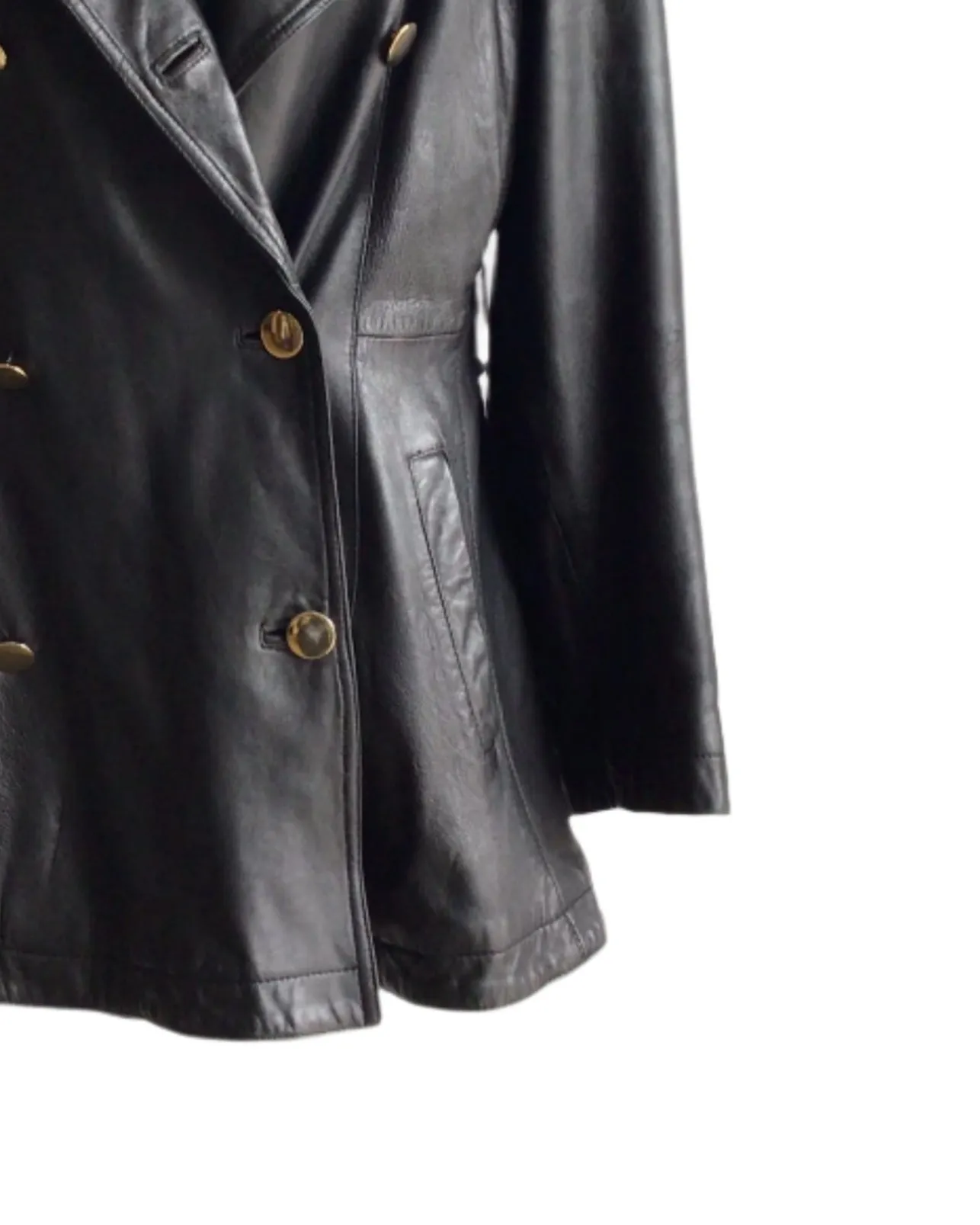 Vintage Black Leather Jacket