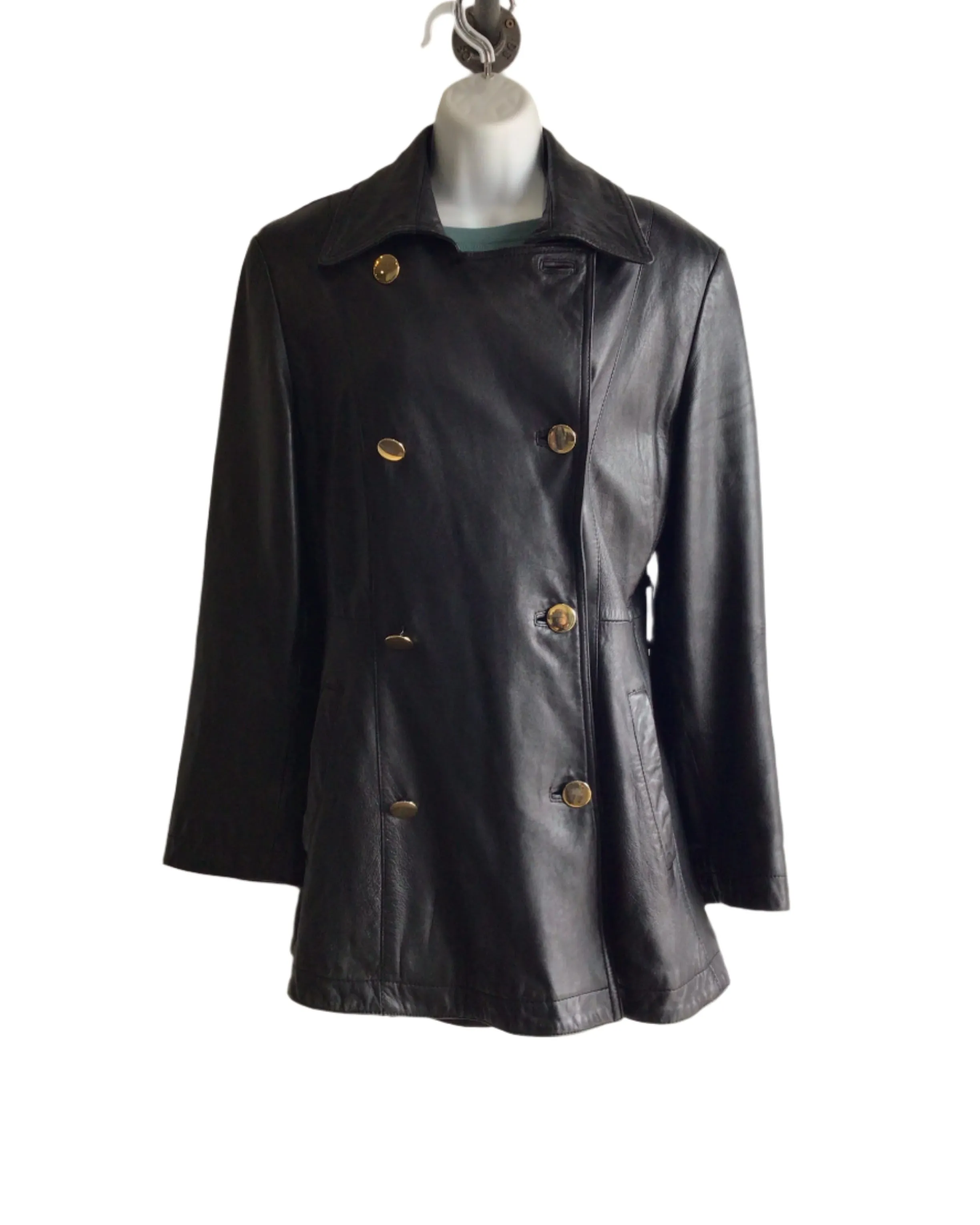 Vintage Black Leather Jacket