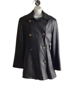 Vintage Black Leather Jacket