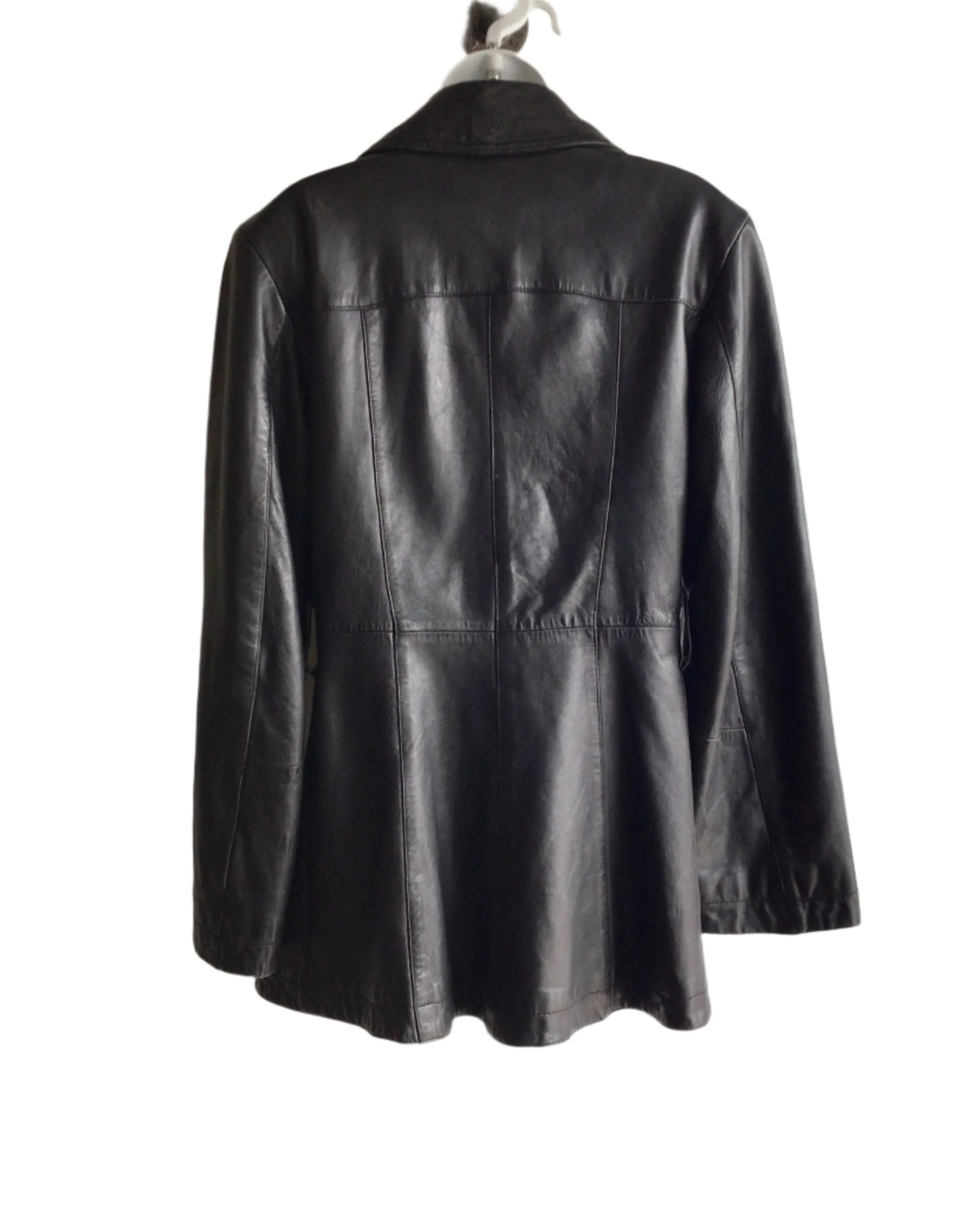 Vintage Black Leather Jacket